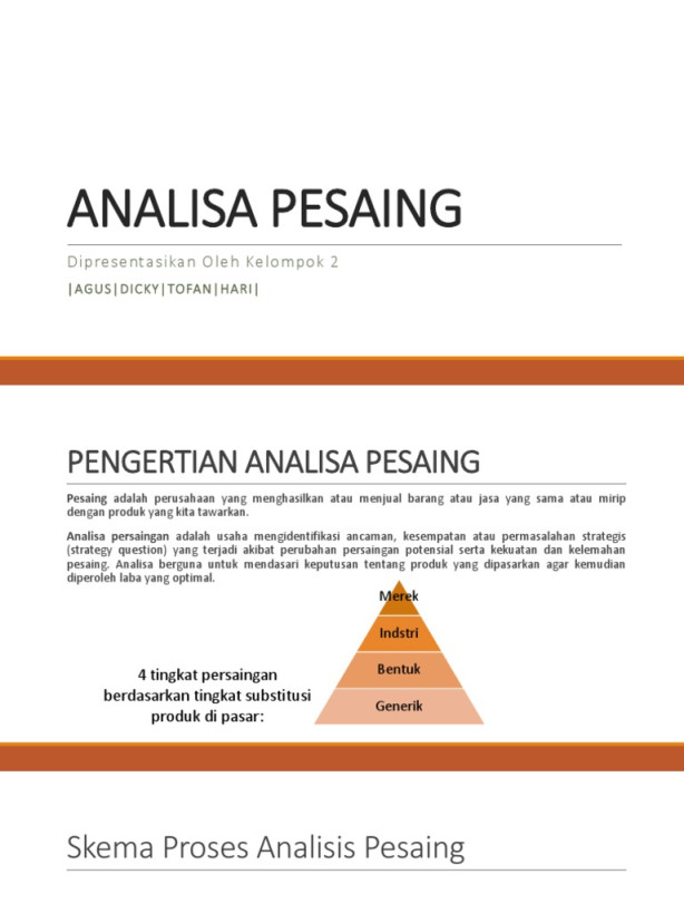 Analisa Pesaing  PDF