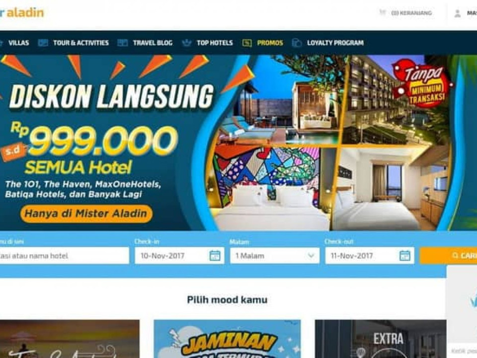 Aplikasi Booking Hotel Murah dan Mudah