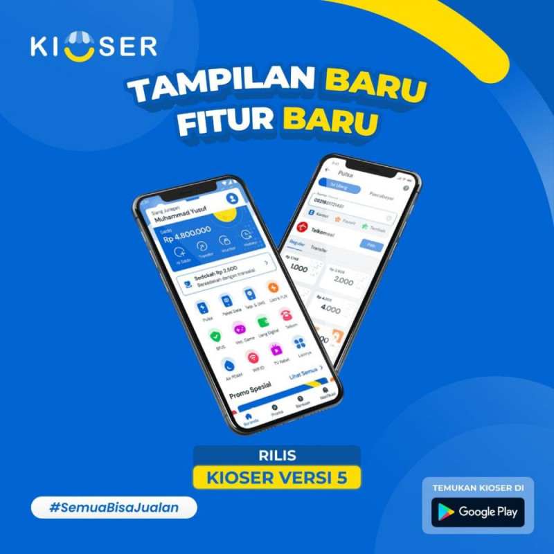 Aplikasi untuk jual pulsa online, cocok buat buka bisnis sampin