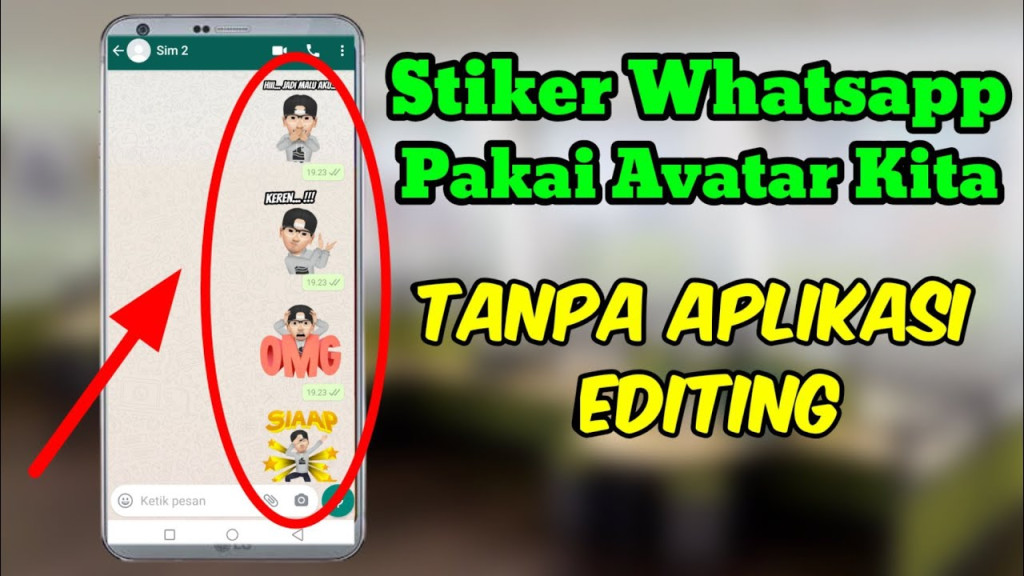 Cara Membuat Stiker Whatsapp Pakai Avatar Kita