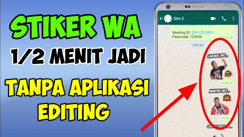 Cara Membuat Stiker Whatsapp Tanpa Aplikasi Editing