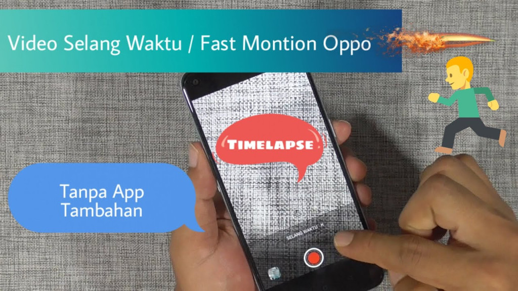 Cara Membuat Video Selang Waktu / Timelapse Tanpa Aplikasi di HP Oppo A   / A Color OS .