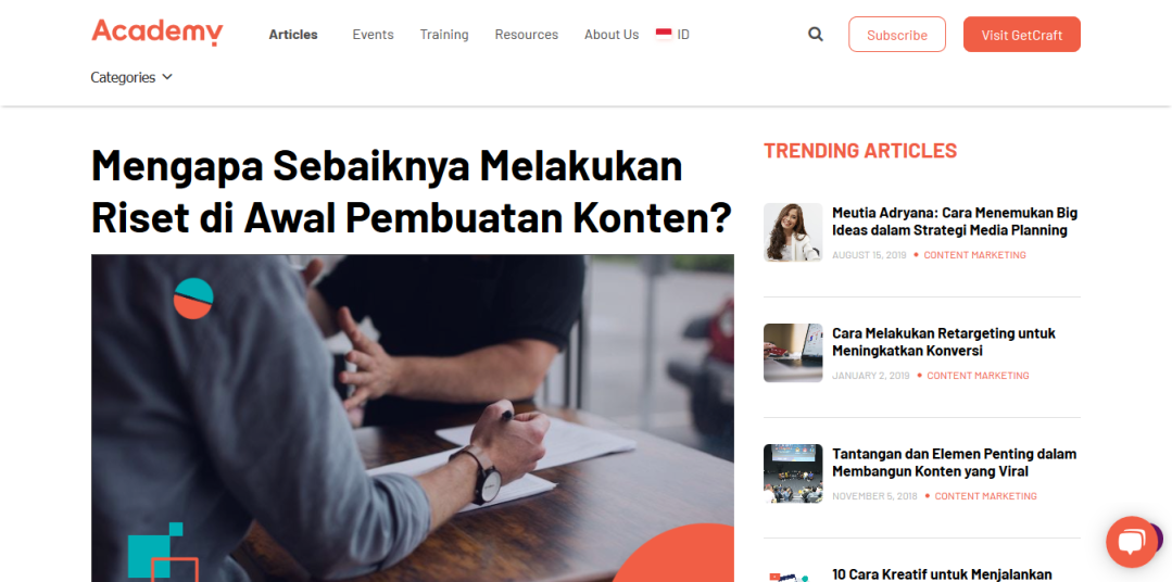 Contoh Brand Menggunakan Blog Untuk Bisnis  by Bagus Ramadhan