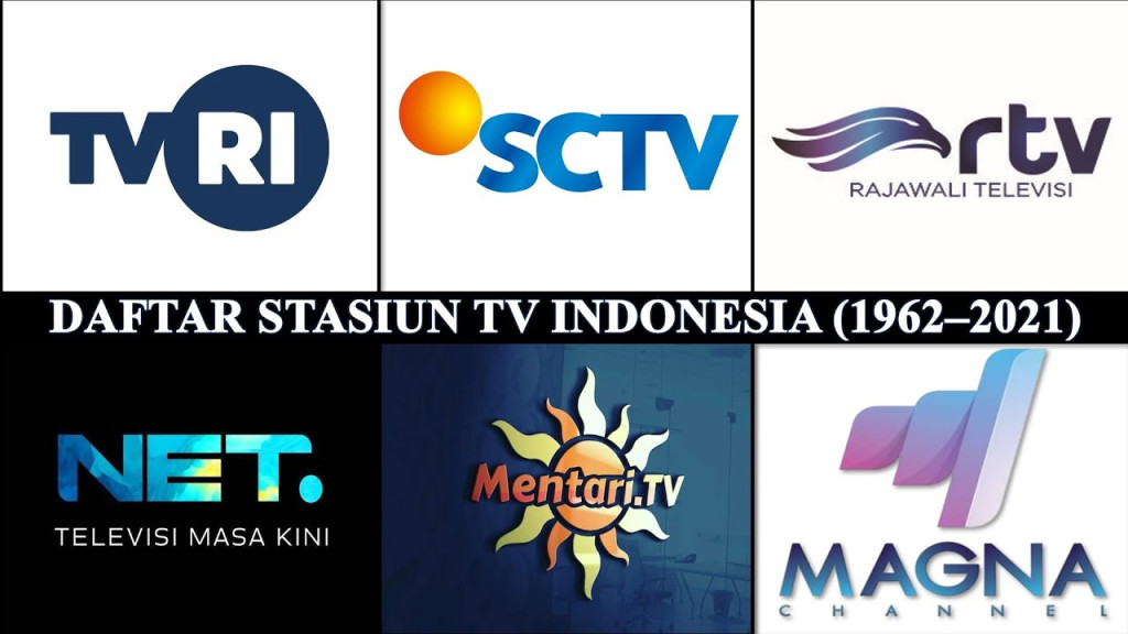 DAFTAR STASIUN TELEVISI DI INDONESIA DARI DULU SAMPAI SEKARANG