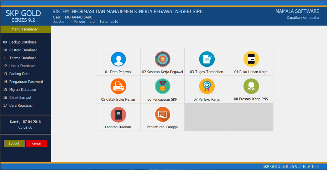 E-SKP (Sasaran Kerja Pegawaia) untuk PNS