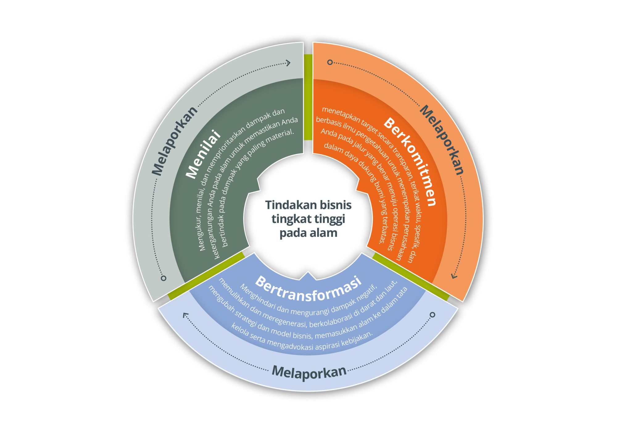 High-level Business Actions on Nature (Indonesian) — Business For