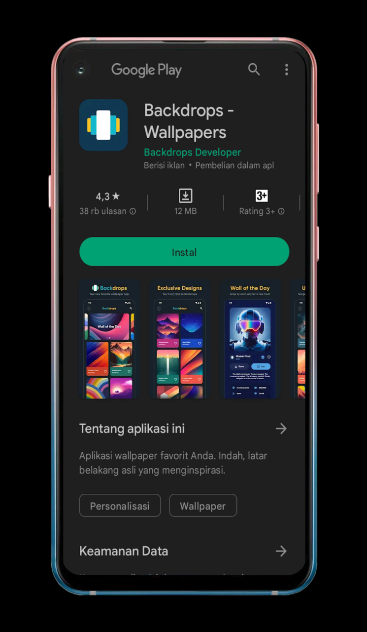 Inilah  aplikasi android yang menyediakan wallpaper dan ringtone