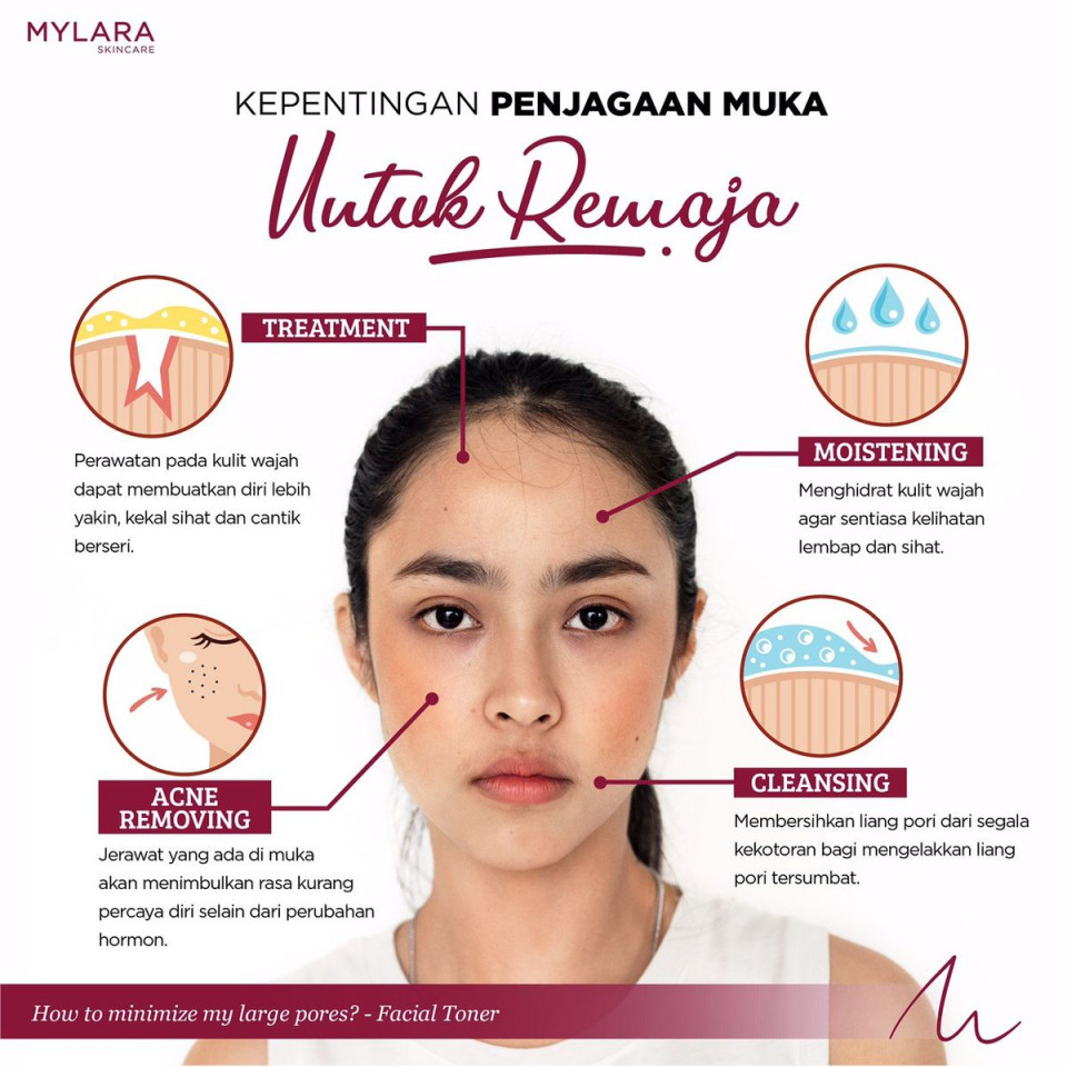 KEPENTINGAN PENJAGAAN MUKA UNTUK REMAJA – MYLARA Skincare