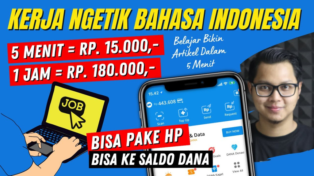 Kerja Sampingan Ngetik Online Dari HP, Cara Mendapatkan Uang Dari Internet  Bisnis Online Tanpa Modal