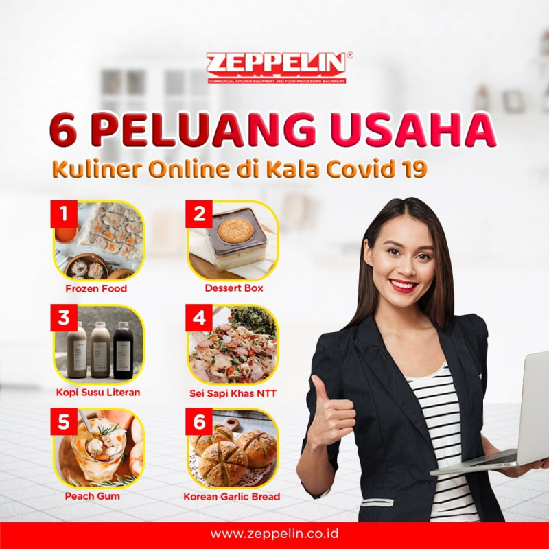 peluang usaha kuliner online di kala covid  • Zeppelin Indonesia