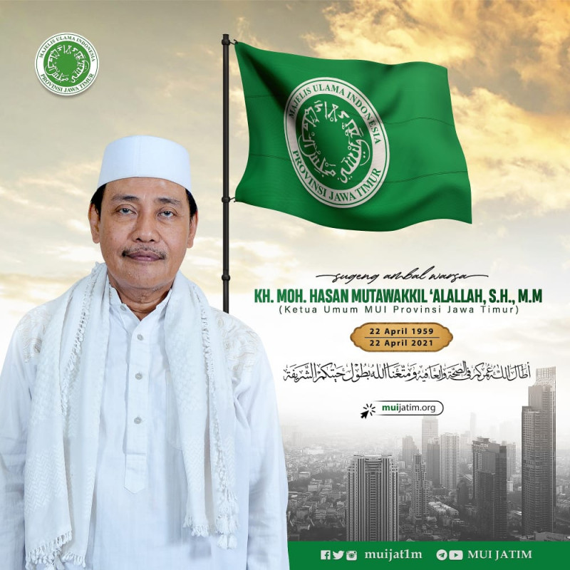 Selamat Ulang Tahun, Kiai Mutawakkil - MUI Jatim