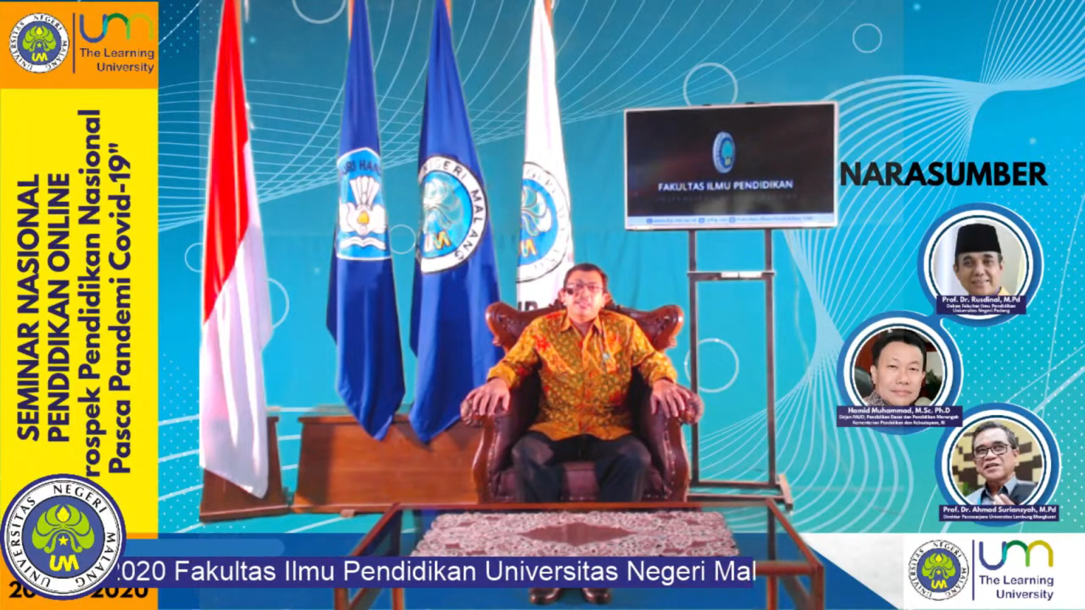 Seminar Nasional FIP: Prospek Pendidikan Pasca Pandemi Covid-