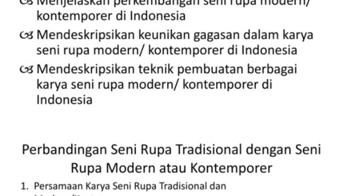 Kontinuitas Dan Eksplorasi: Perpaduan Seni Rupa Kontemporer Dan Tradisional Indonesia