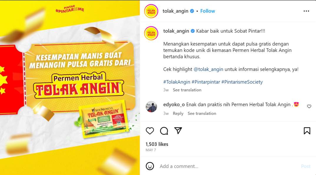 Strategi Tolak Angin Kuasai Pasar Domestik dan Mancanegara