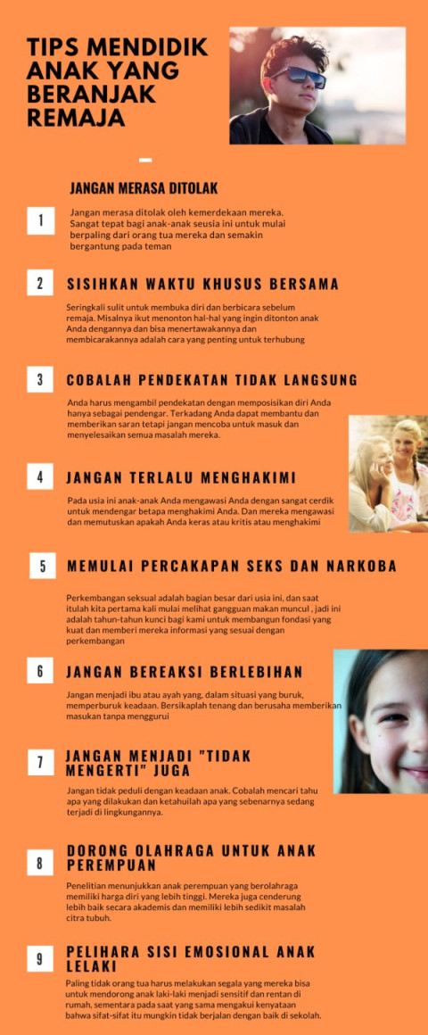 Tips Mendidik Anak yang Beranjak Remaja