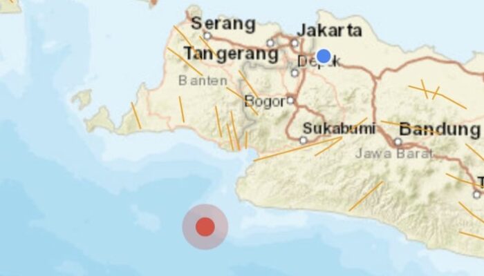 Gempa Guncang Banten M5,9, Terasa sampai Bandung