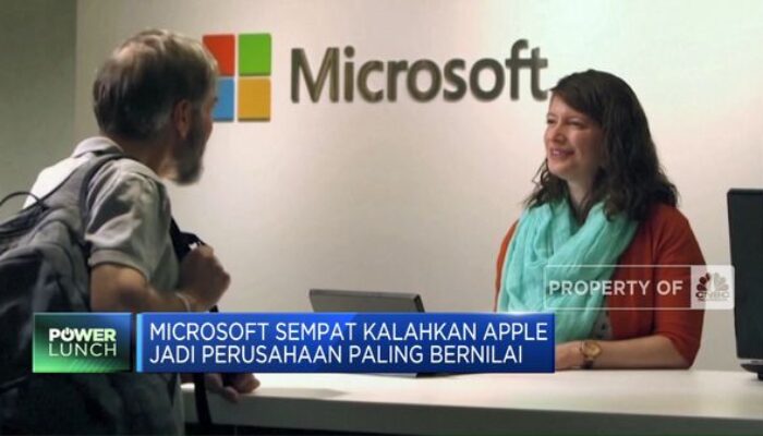 Video: Microsoft Sempat Kalahkan Apple Jadi Perusahaan Paling Bernilai