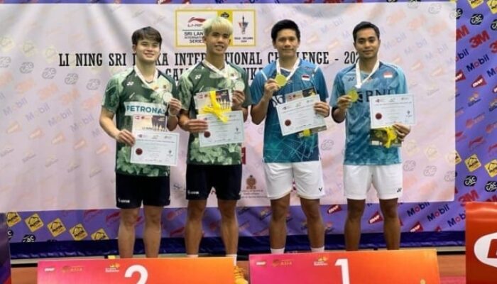 Kalahkan Wakil Malaysia, Rahmat/Yeremia Boyong Gelar Sri Lanka International Challenge 2024