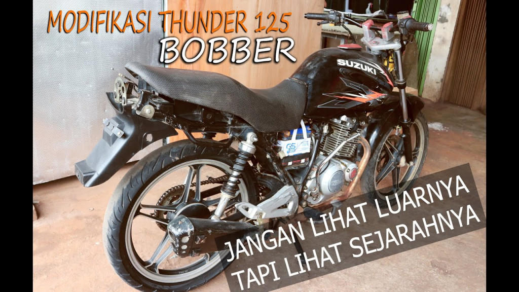 Modifikasi Suzuki thunder BOBBER [part]