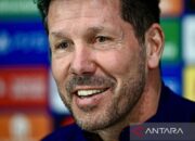 Simeone enggan pikirkan hasil pada seri pertama kontra Inter Milan