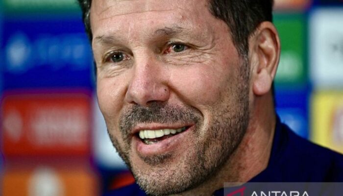 Simeone enggan pikirkan hasil pada seri pertama kontra Inter Milan