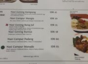 Makanan Grand Indonesia Menu