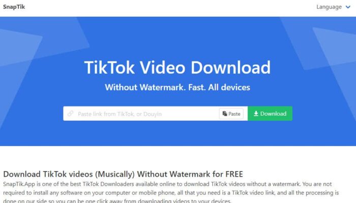 Unduh Video TikTok Dengan Snaptik: Simpan Video Pendek Favorit Anda