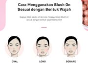 Teknik Menggunakan Blush On Yang Sesuai Dengan Bentuk Wajah