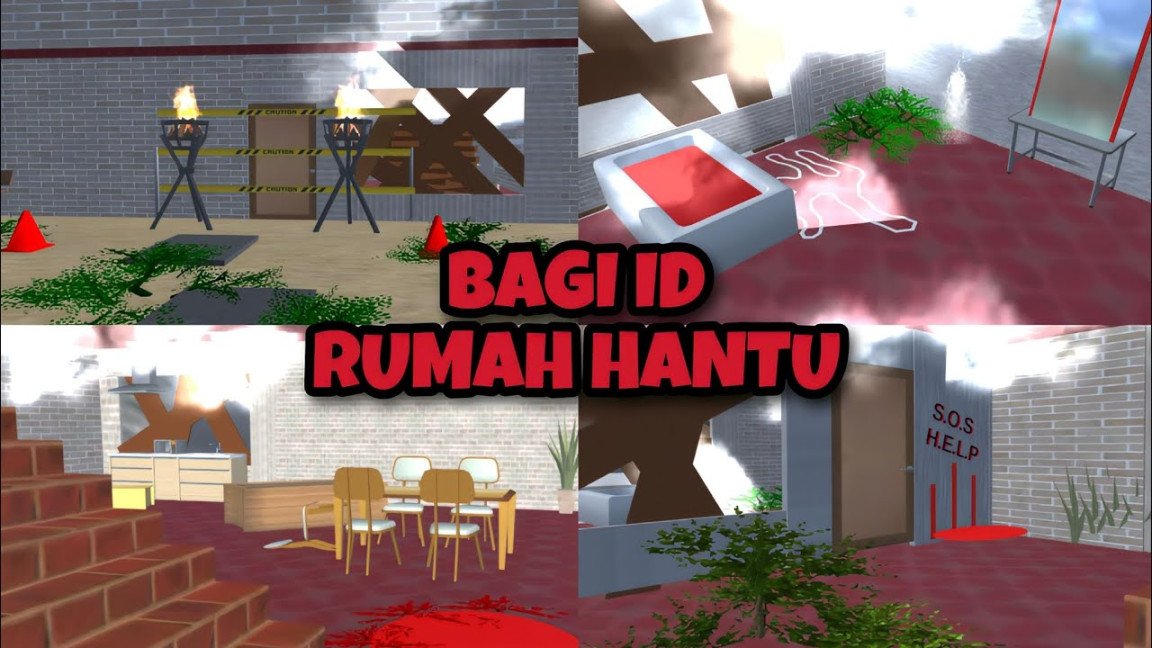 Bagi Bagi ID Rumah Hantu Di Sakura School Simulator