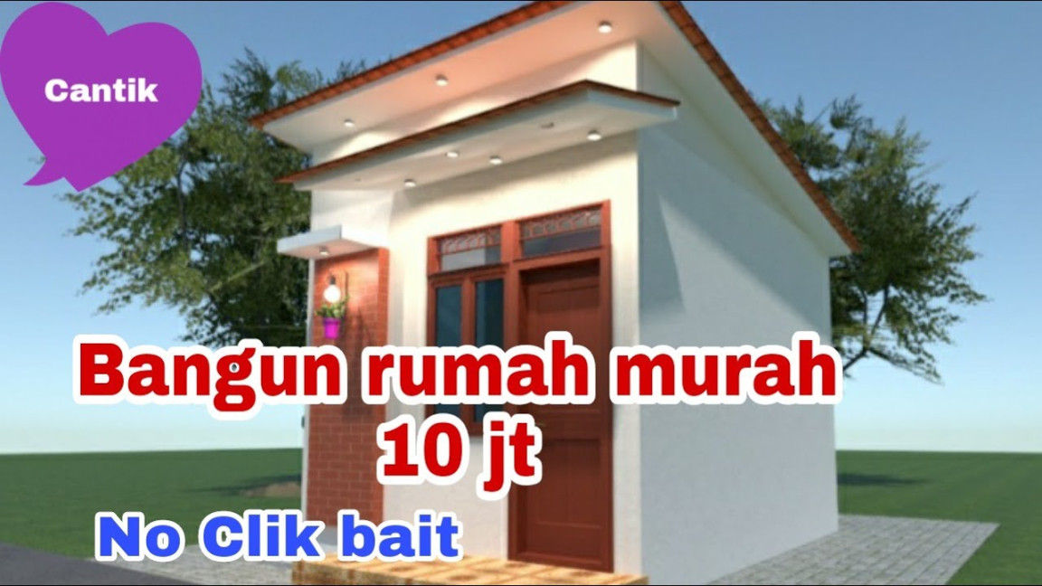 Bangun rumah biaya murah  juta tapi cantik banget