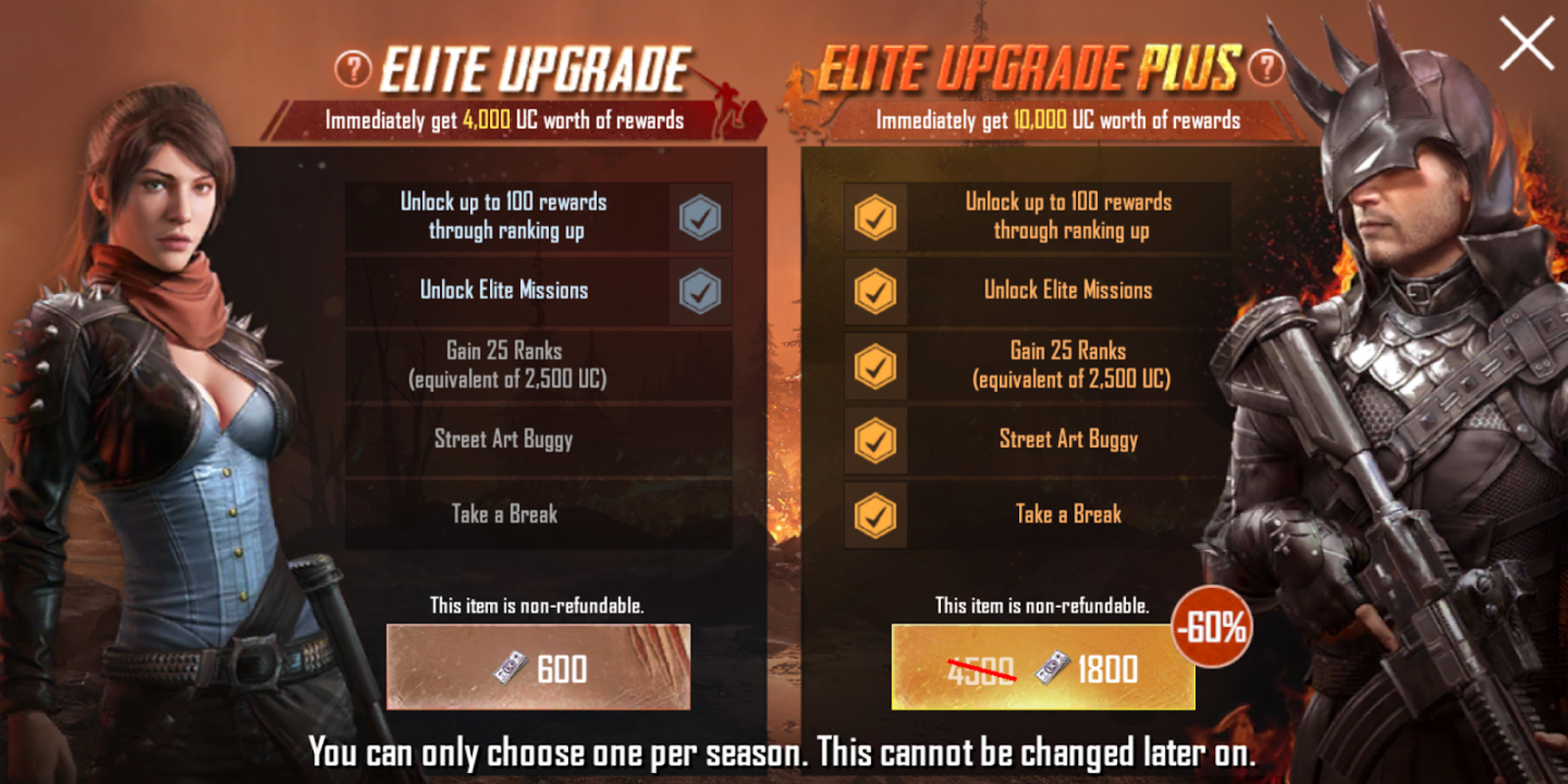 Biaya upgrade royal pass PUBG mobile  androidupdate