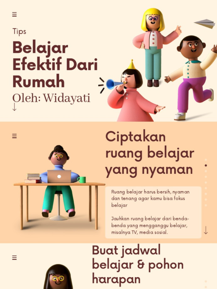 Cara Belajar Efektif Dari Rumah  PDF