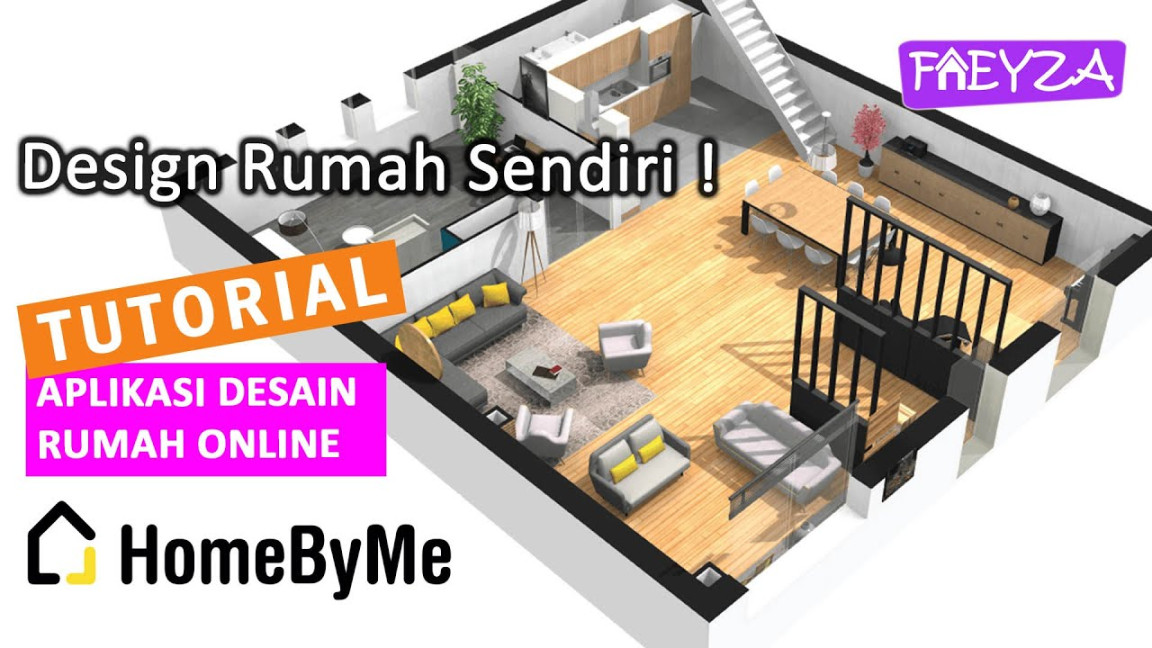 Cara Desain Rumah Sendiri menggunakan Software Online Home By Me