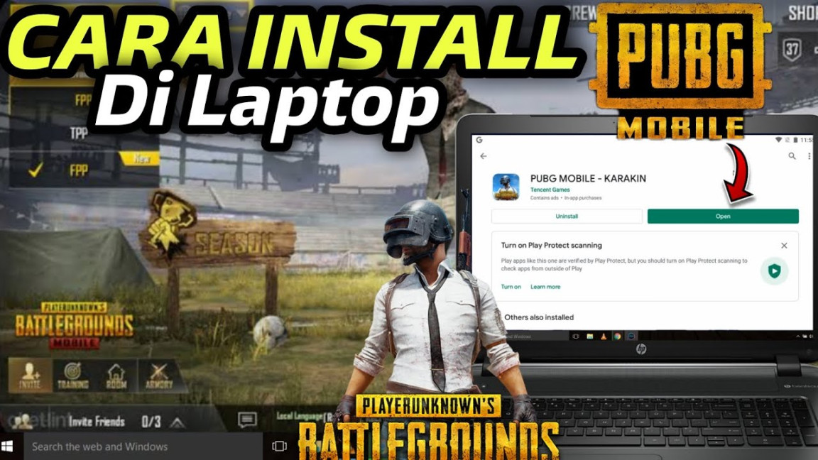 Cara download dan install aplikasi PUBG Mobile di Laptop dan PC