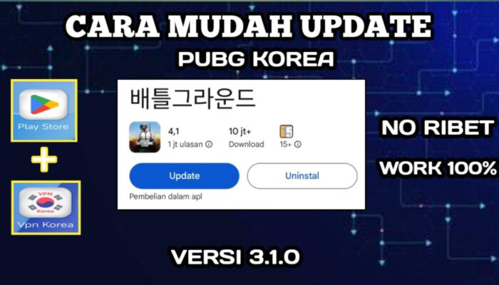 Petunjuk Mudah Update PUBG KR Di Smartphone Anda