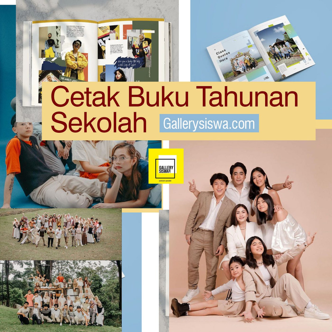 Cetak Buku Kenangan Sekolah Rantau Gallery Siswa by Gallery