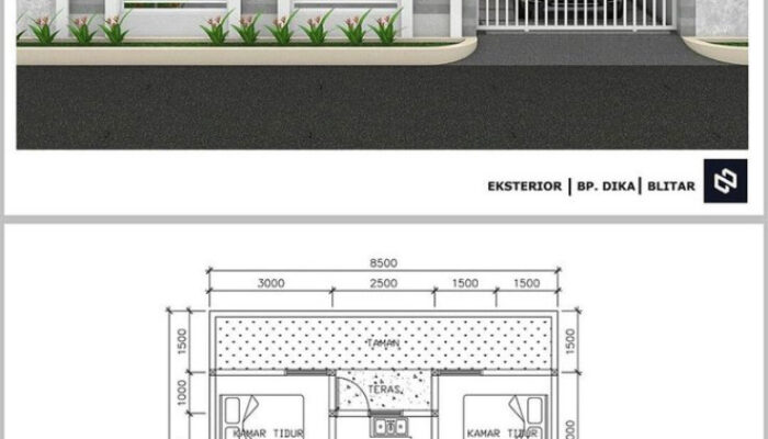 Desain Rumah Sederhana 3 Kamar Yang Maksimal Dan Efisien