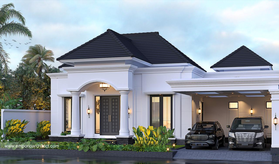 Desain Rumah Klasik Lantai Bapak AD 440 - Jambi