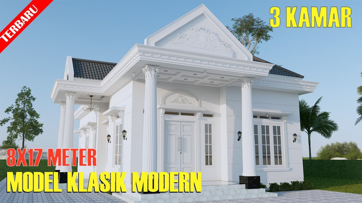 Desain Rumah klasik modern lantai denah ukuran x7meter kamar tidur MEWAH