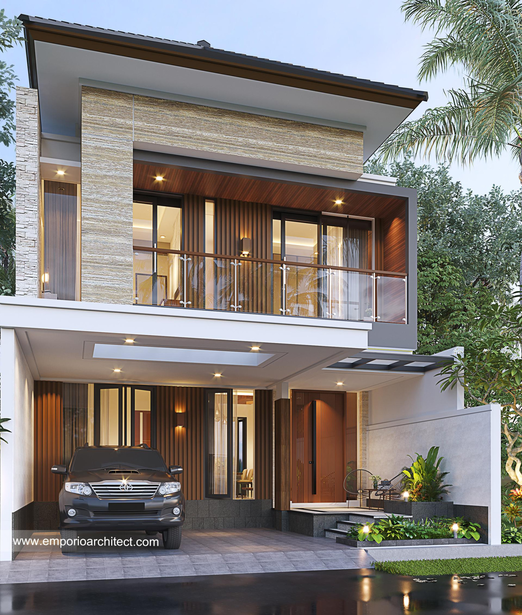 Desain Rumah Modern  Lantai Mr