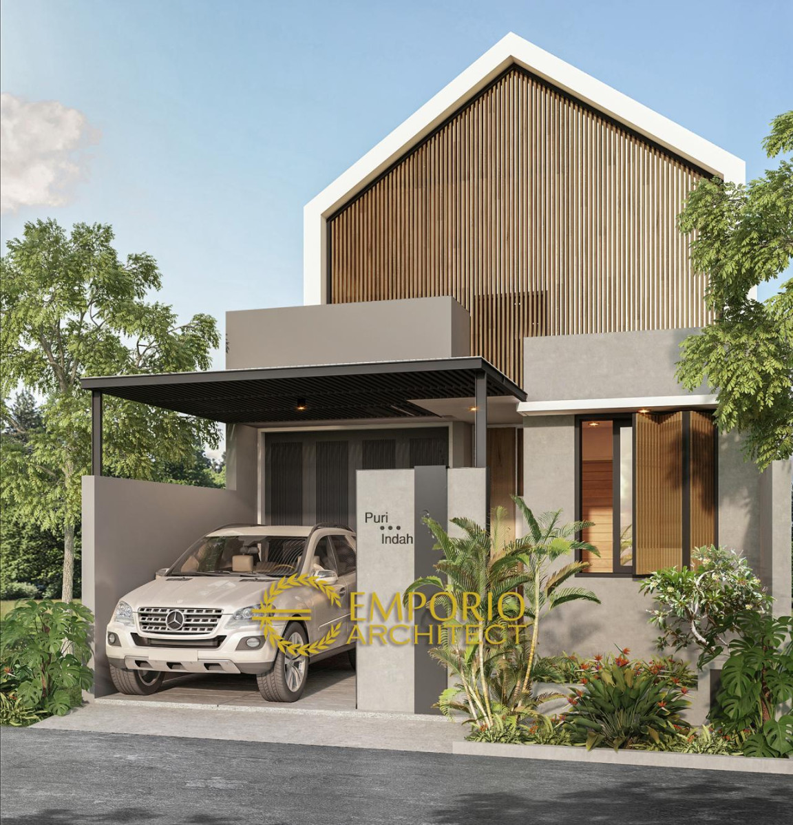 Desain Rumah Modern  Lantai Type