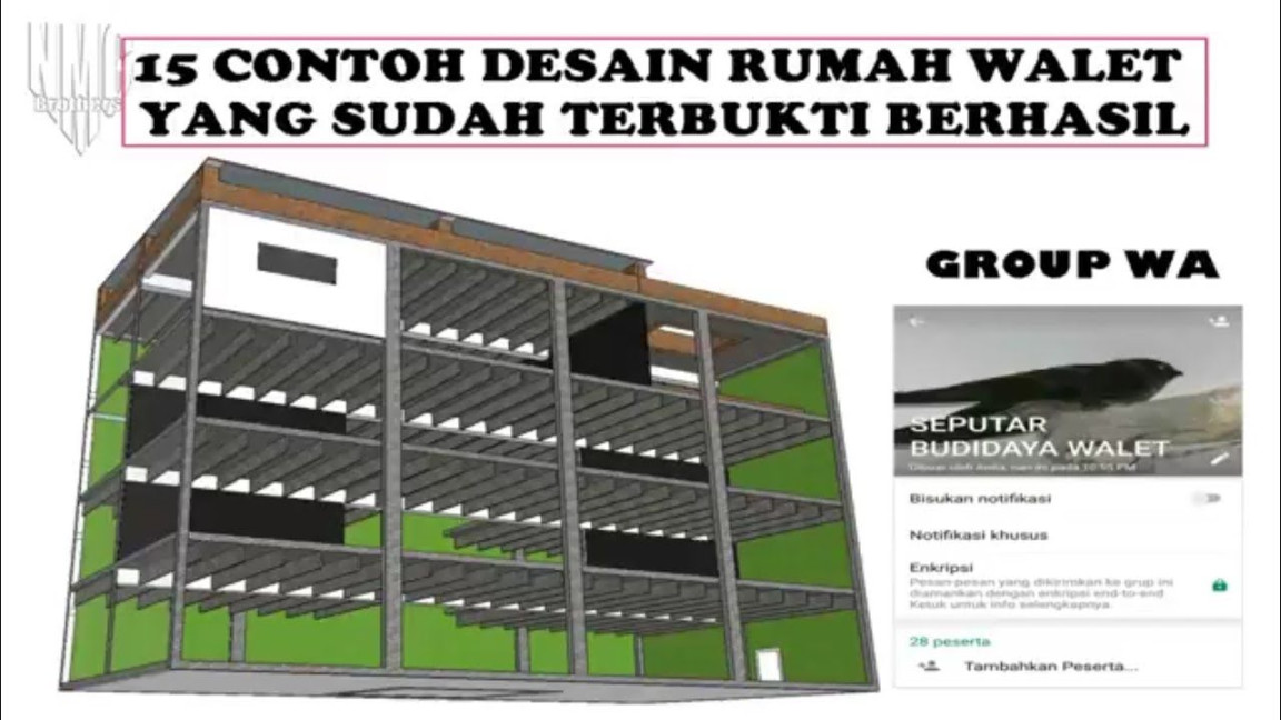 Desain Rumah Walet Yang Sudah Terbukti Berhasil  Desain rumah