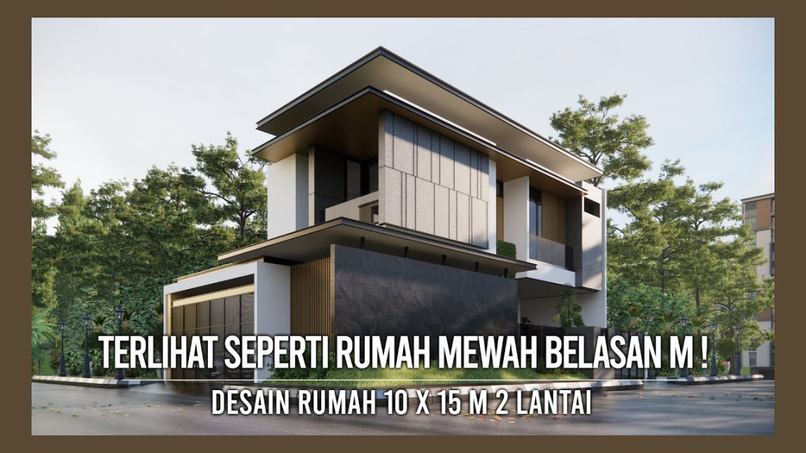 Gokil! Desain rumah hook xm  lantai dengan tampilan mewah