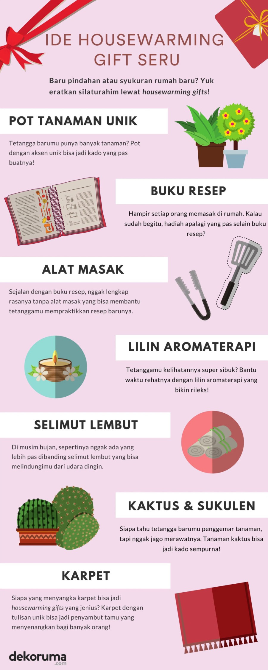 Infografik] Baru Pindah Rumah? Jangan Lupakan Housewarming Gift!