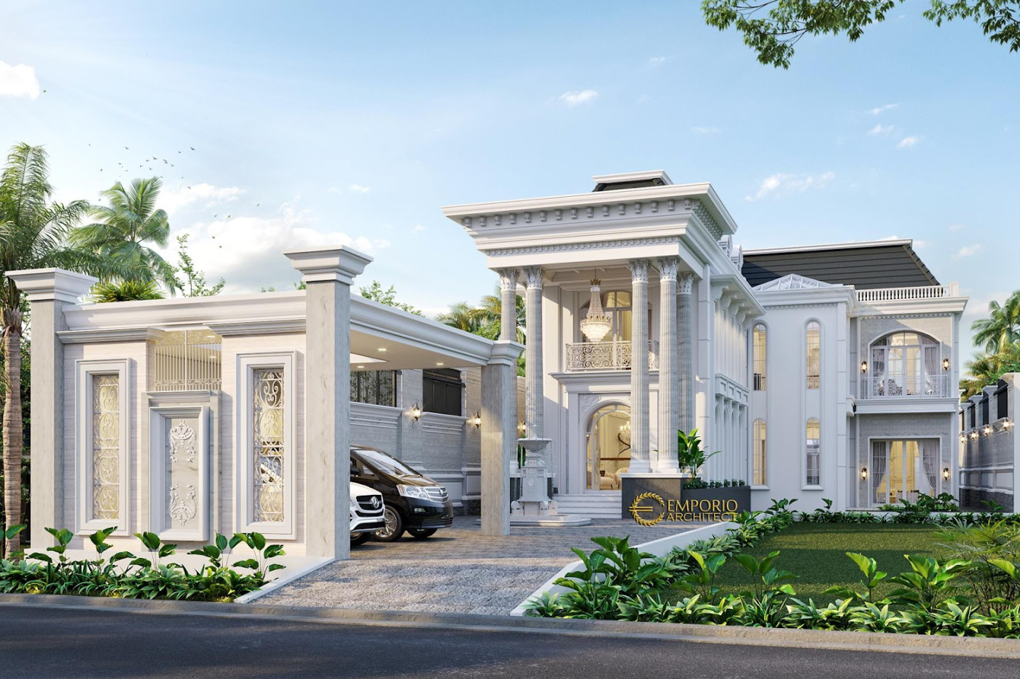 + Inspirasi Desain Rumah Klasik Modern & Mewah Terbaru