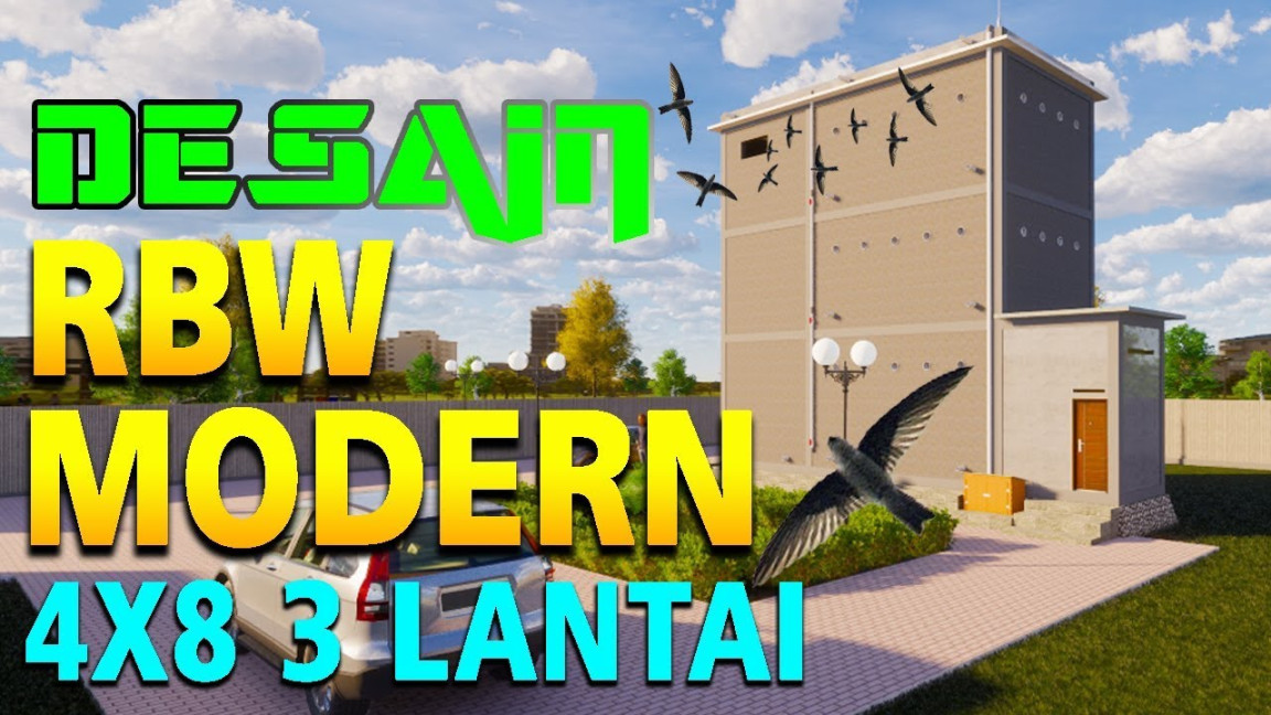 INSPIRASI DESAIN RUMAH WALET MODERN (RBW) X  LANTAI