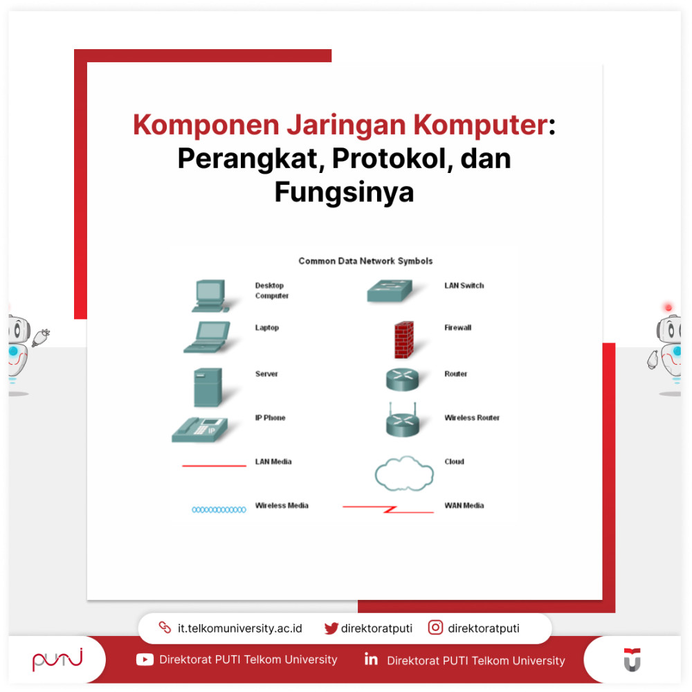 Komponen Jaringan Komputer: Perangkat, Protokol, dan Fungsinya