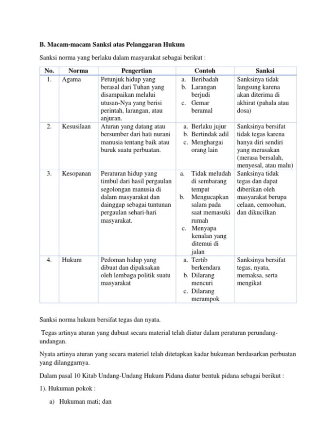 Macam Macam Sanksi  PDF