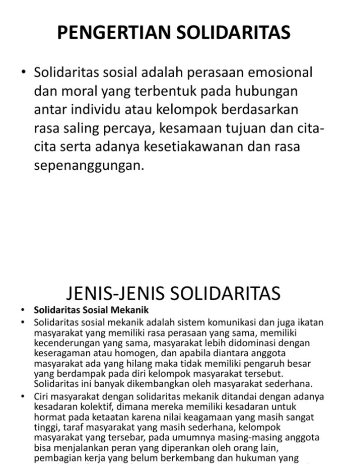 Pengertian Solidaritas  PDF