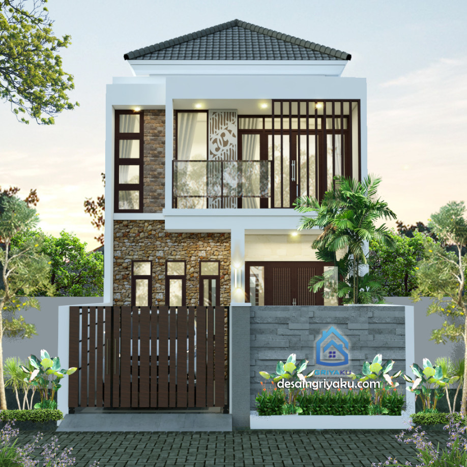 Portofolio Desain Rumah Lebar  meter karya Griyaku Studio